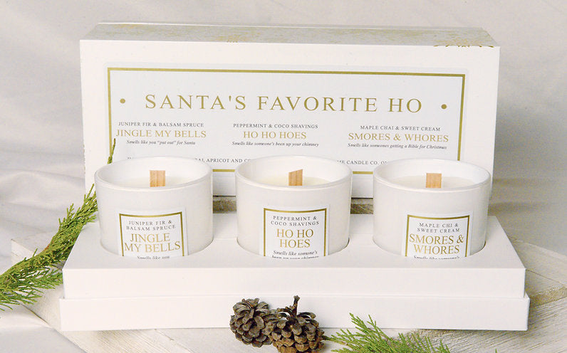 Santa's Favorite Ho Candle