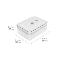 Zwilling | Plastic Divided Meal Prep Container | Large Flat