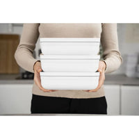 Zwilling | Plastic Divided Meal Prep Container | Large Flat