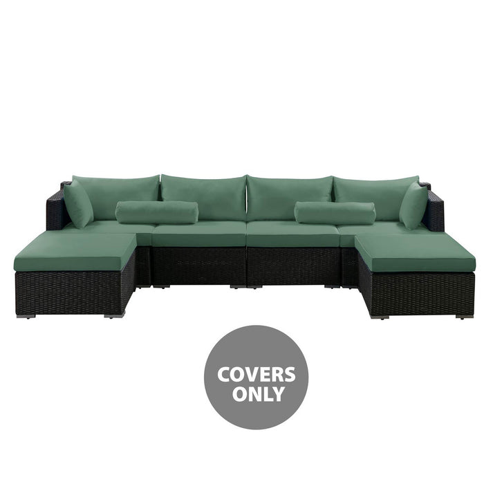 Sarah Sofa Set | Cushion Cover | Green