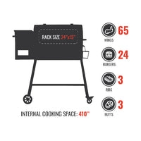 Recteq 410 Cooking Space