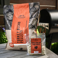 Traeger Turkey Blend Pellets - With Rub & Brine Kit