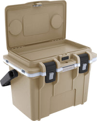 Pelican | 14QT Personal Cooler | Tan/White