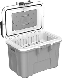 Pelican | 8QT Personal Cooler | Cement/White