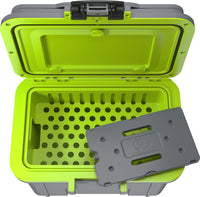 Pelican 8qt Cooler Gray/Green