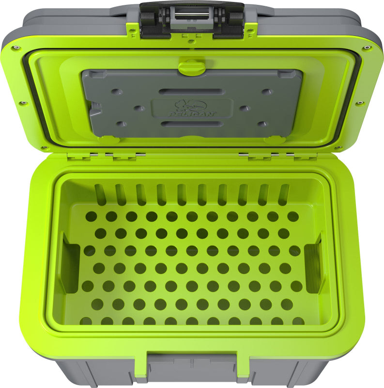 Pelican 8qt Cooler Gray/Green