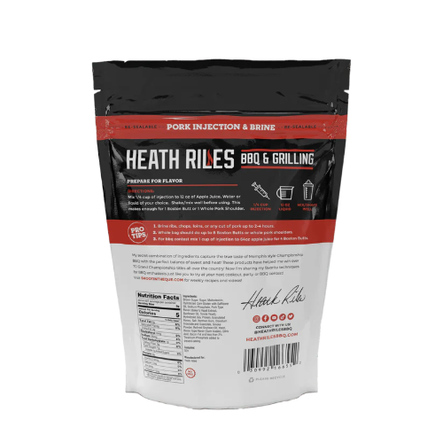 Heath Riles | Pork Injection & Brine – Oak and Iron Outdoor