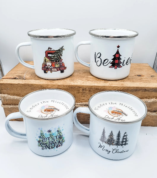 Candles Camp Mug - Heritage Holiday