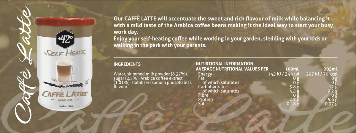 42 DEGREES COMPANY Caffe Latte Arabica