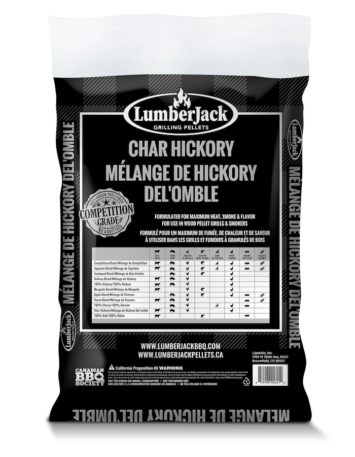 Lumberjack | Charcoal/Hickory Pellets🍁