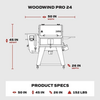 Camp Chef | Woodwind Pro | Wifi 24 Pellet Grill