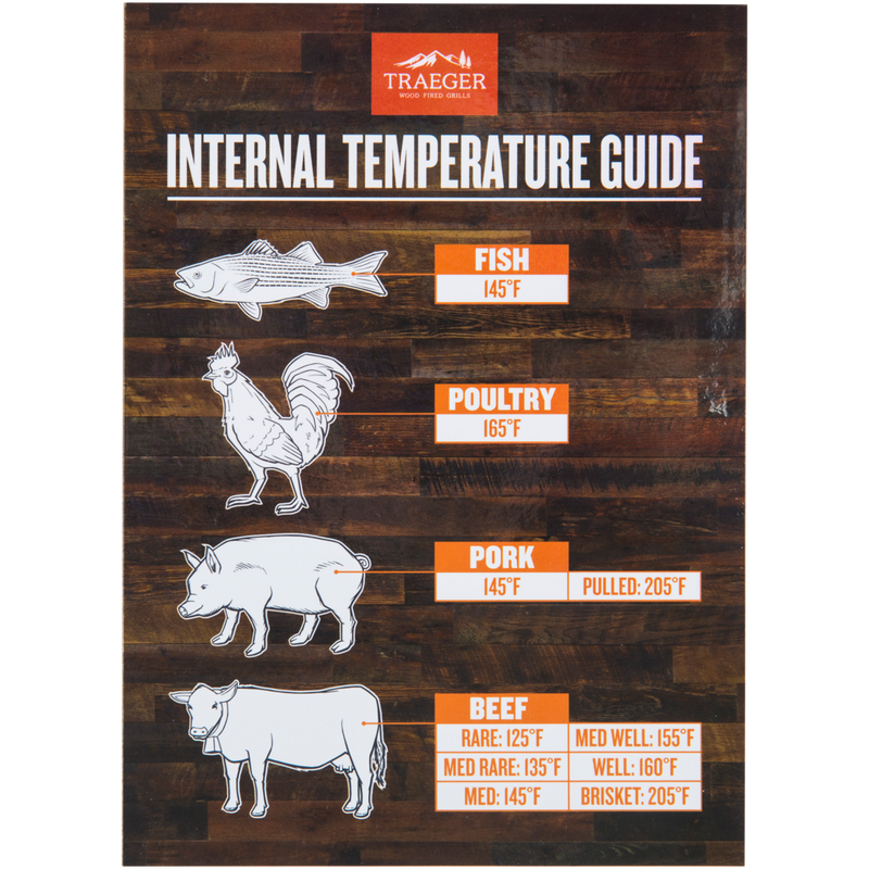 Traeger Internal Temperature Guide Grill Magnet