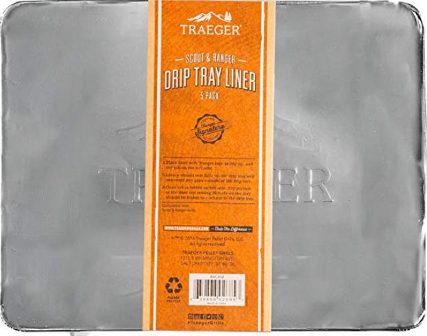 TRAEGER DRIP TRAY LINERS (RANGER - 5 PACK)