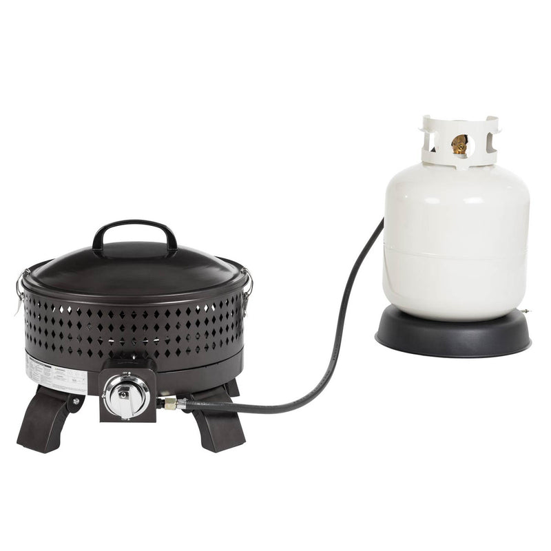Blk Campfire Portable Gas Firepit