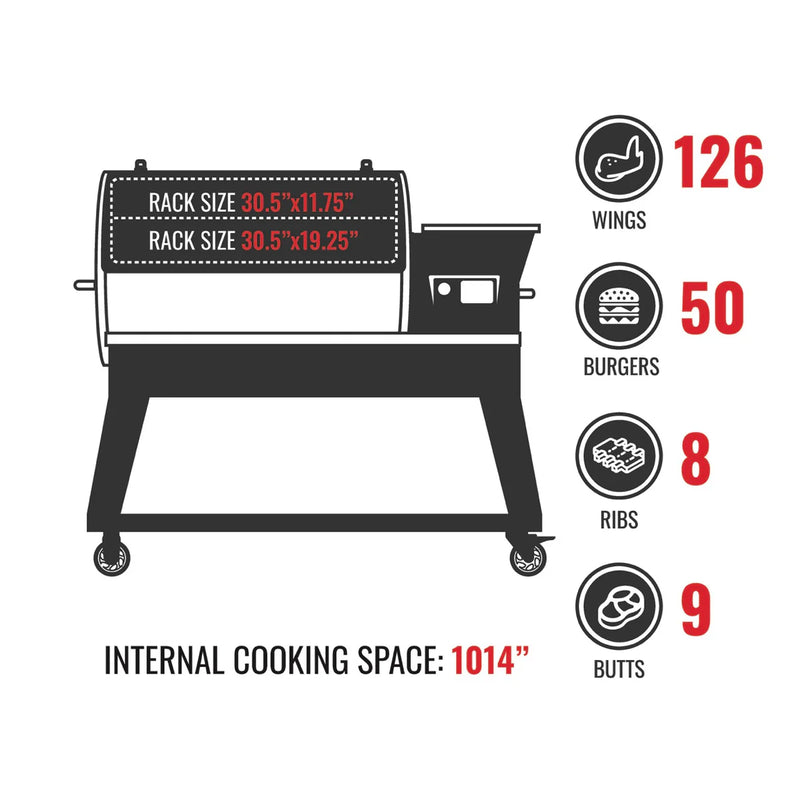 Recteq Backyard Beast Cooking Space