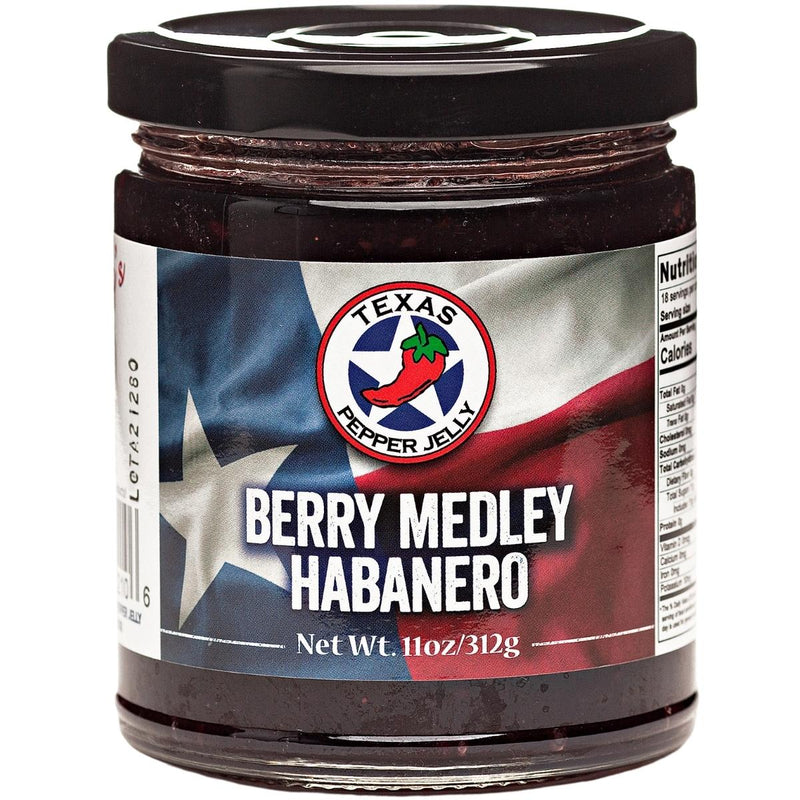 TEXAS PEPPER JELLY BERRY MEDLEY HABANERO PEPPER JELLY