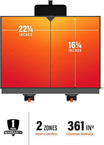 Blackstone 2 Zone Cooking Surface