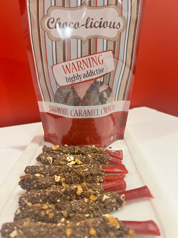 Choco-licious | Brownie Caramel Crunch / Red Licorice / Milk Chocolate🍁