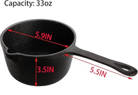 Cast Iron Saucepan