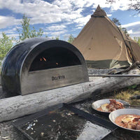 DeliVita Wood Fired Pizza Oven - Very Black