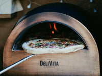 DeliVita Wood Fired Pizza Oven - Very Black
