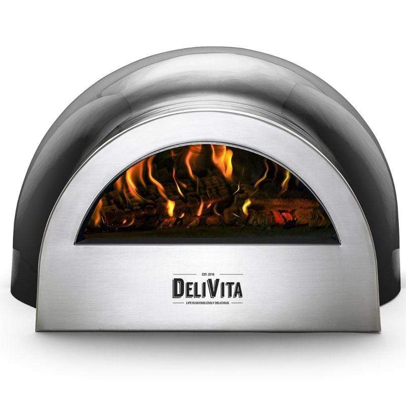 DeliVita Wood Fired Pizza Oven - Very Black