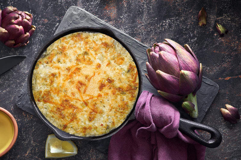 Skillet Parmesan & Artichoke Dip