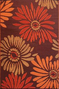 MAD MATS 6x9 Daisy Rust