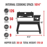 Internal Cooking Space