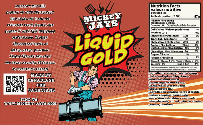 Mickey-Jays Liquid Gold BBQ Sauce