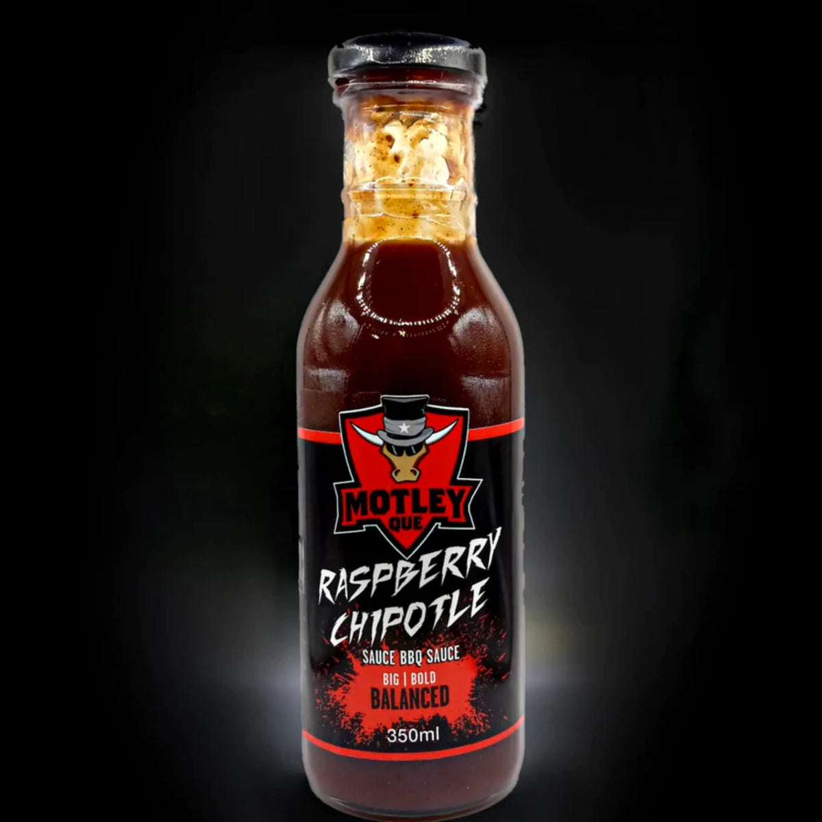 MOTLEY QUE Raspberry Chipotle BBQ Sauce