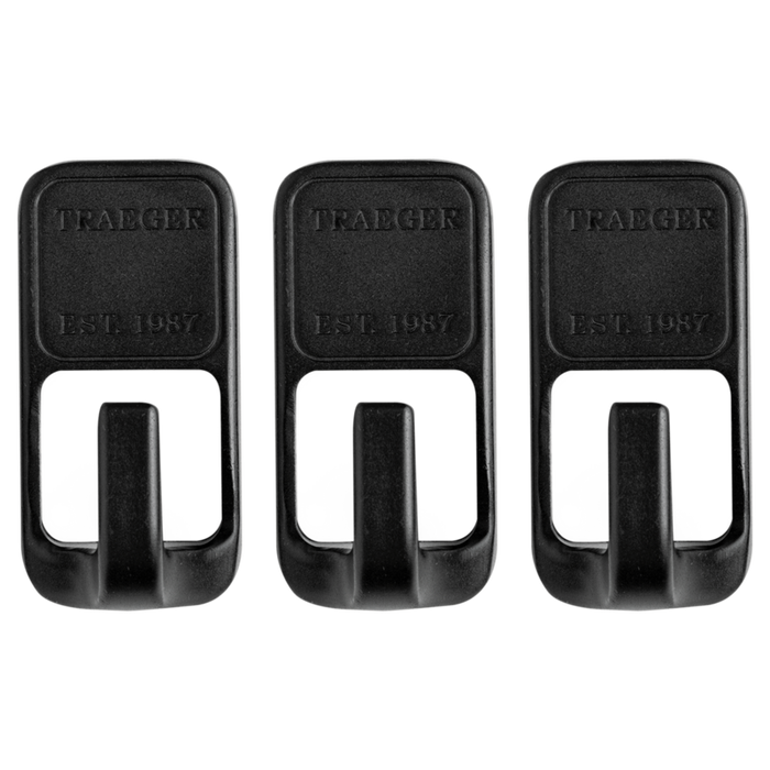 TRAEGER GRILL HOPPER MAGNETIC TOOL HOOKS - 3 PIECE