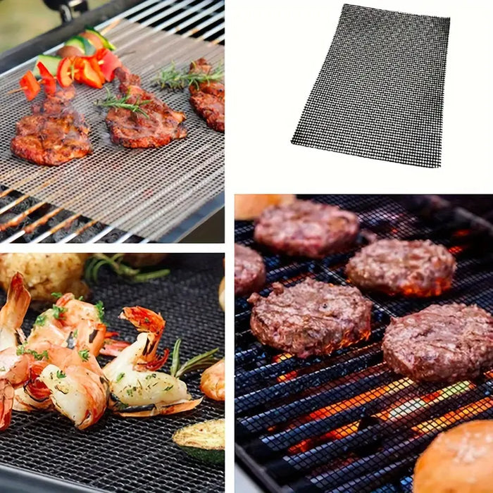 5 Reusable Grill Mats (12.99x15.75inch)