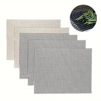 5 Reusable Grill Mats (12.99x15.75inch)