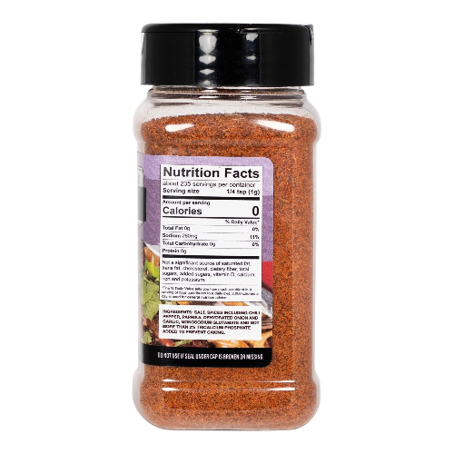 Nutritional Facts BS Cajun Seasoning