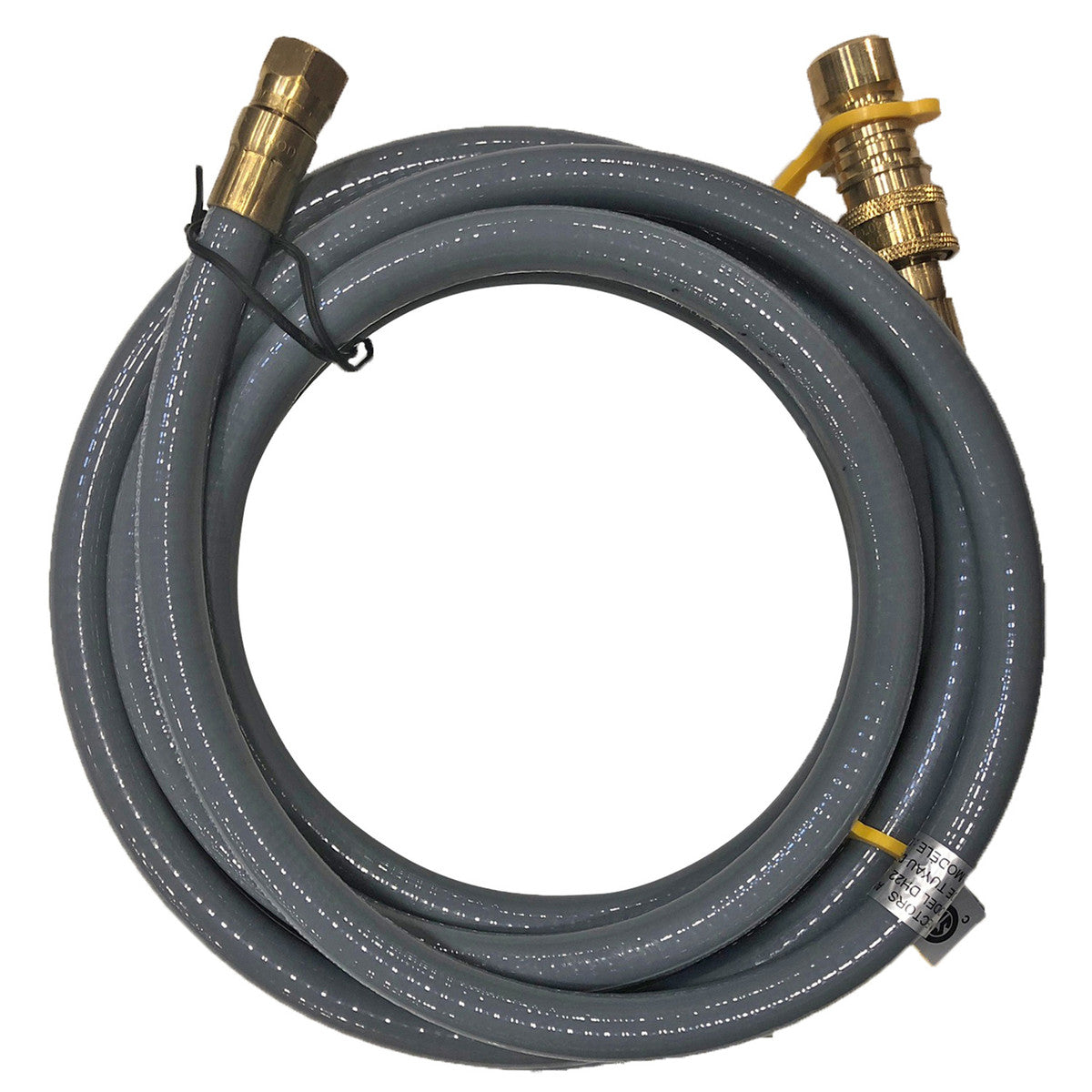 Natural Gas Hose with Quick Connect, 12 ft / 3.65 M
