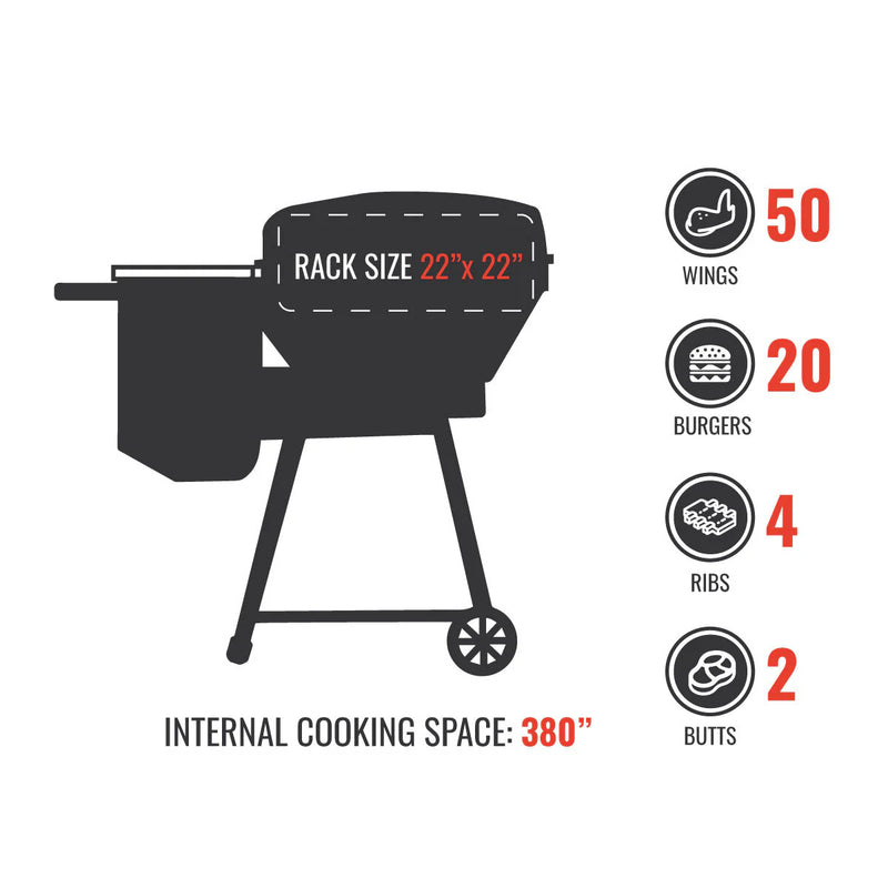 Recteq Bullseye Cooking Space