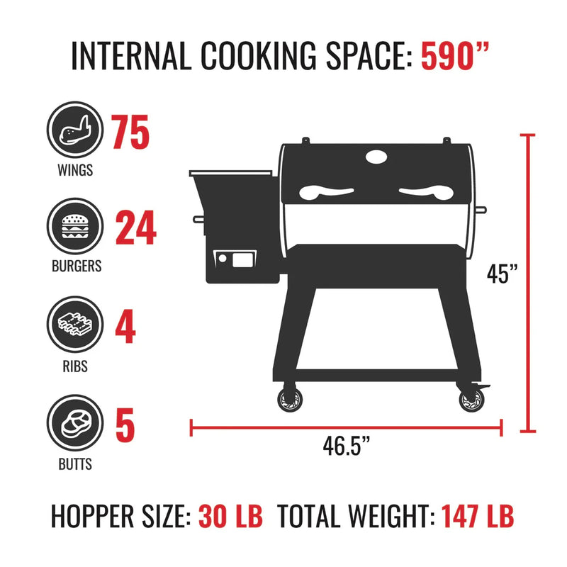 Recteq Deck Boss Cooking Space