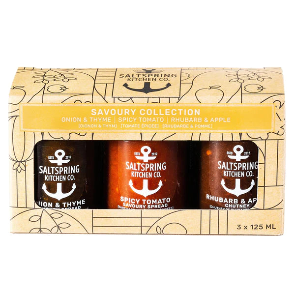 Salt Spring Kitchen Co Savoury Trio Collection Gift Box