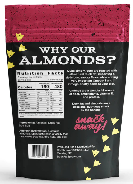 Duck Fat Roasted Almonds