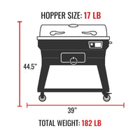 Smokestone Hopper Size