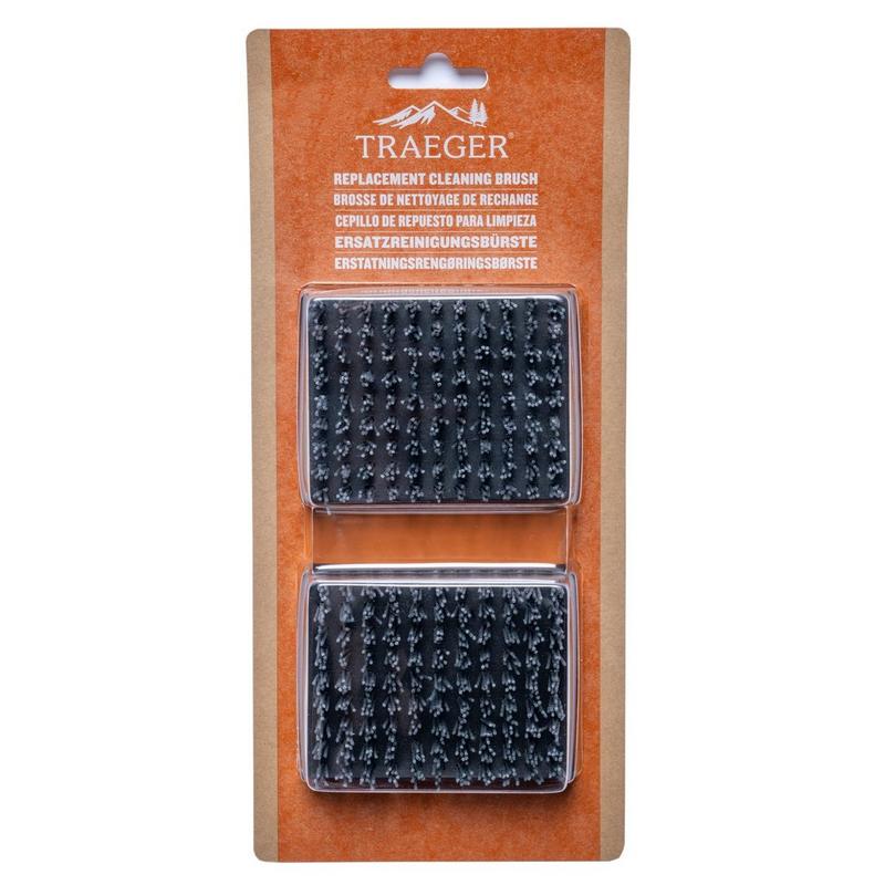 TRAEGER REPLACEMENT BBQ CLEANING BRUSH HEAD (2 PACK)