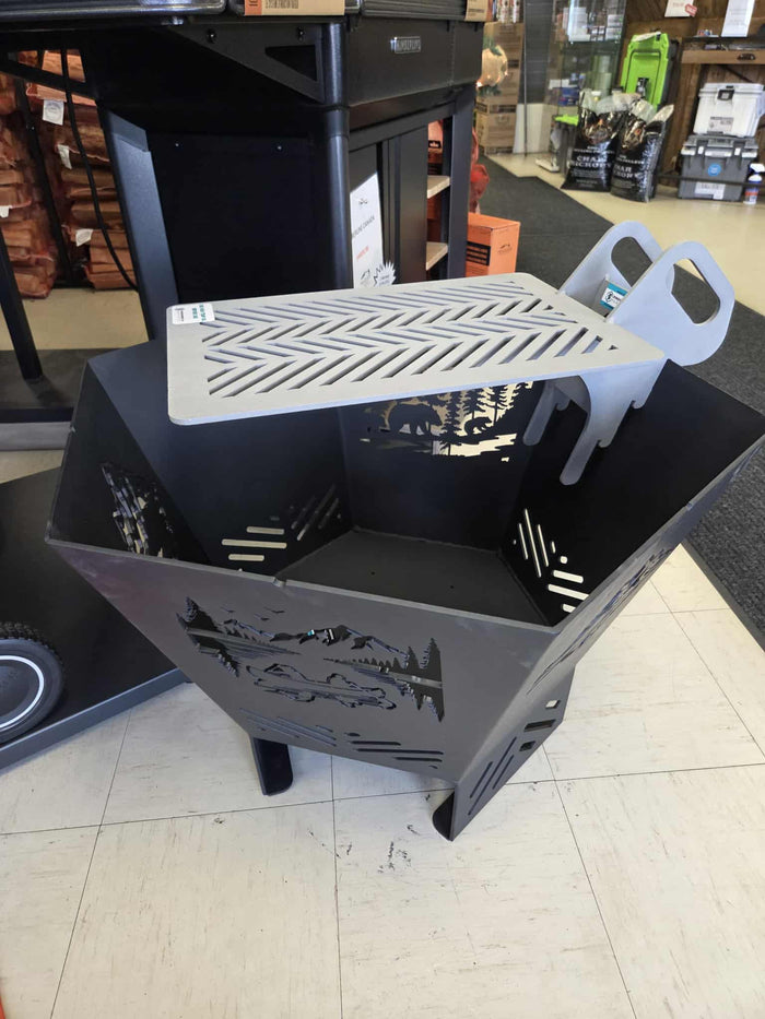 Locally Made Fire Pit | Griddle