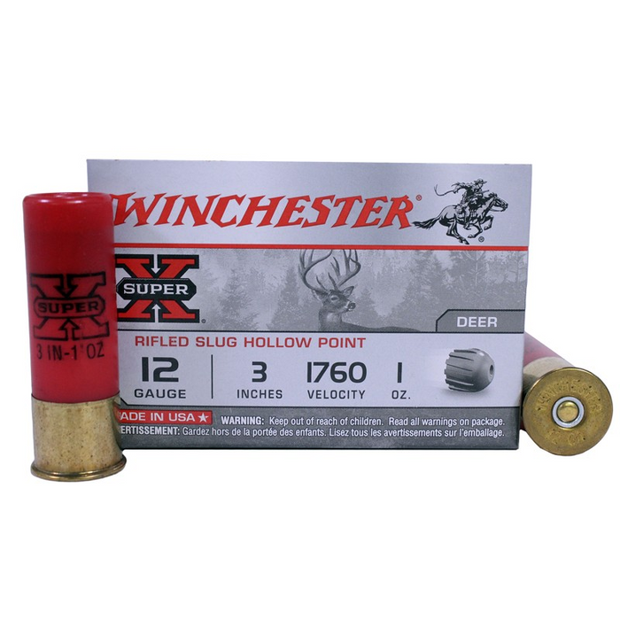 AM 109-019 Winchester SS Slug AMMO 12 GA 3" - 1oz X123RS15