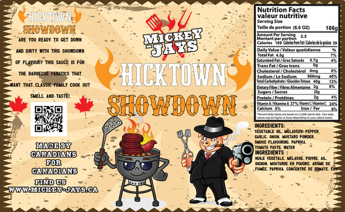 Mickey-Jays HickTown Showdown BBQ Sauce