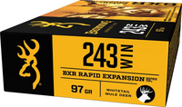 AM 110-520 Browning CF AMMO 243 Win 95gr MaxPoint, DEER #B192102432