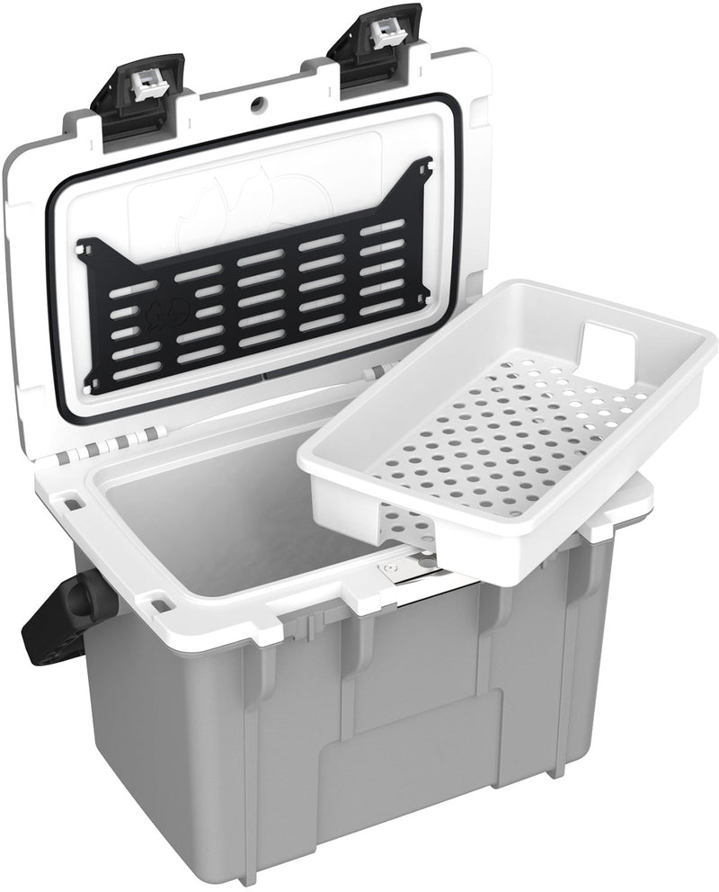 PELICAN - 14QT Personal Cooler - Cement/White