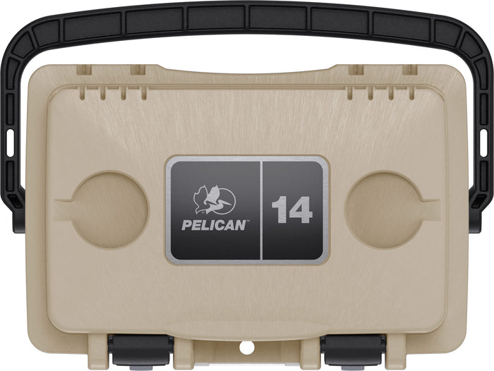 Pelican | 14QT Personal Cooler | Tan/White