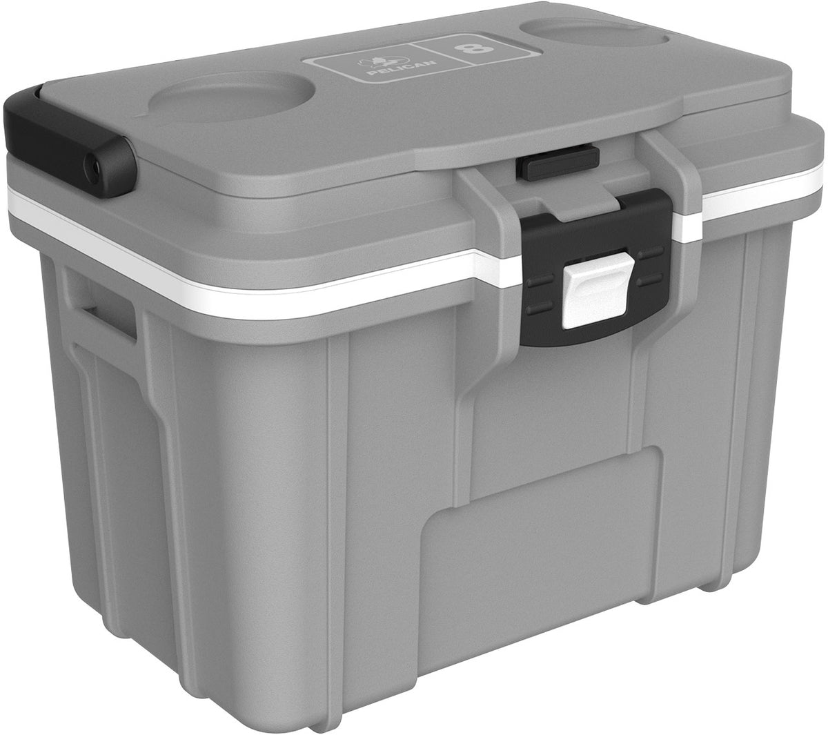 Pelican - 8QT Personal Cooler | Cement / White