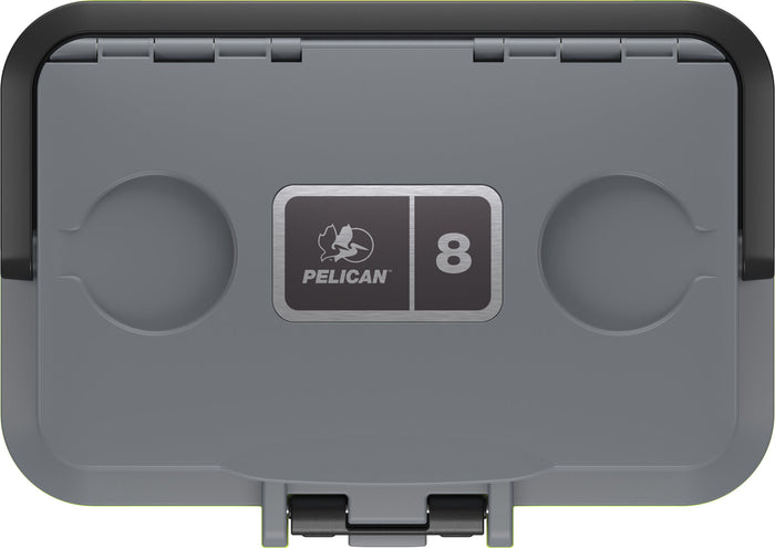 Pelican 8qt Cooler Gray/Green